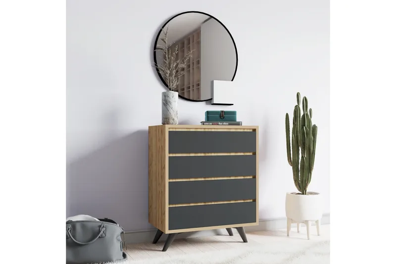 Desgrar Byrå 70x86 cm - Brun - Förvaring - Förvaringsmöbler - Byrå