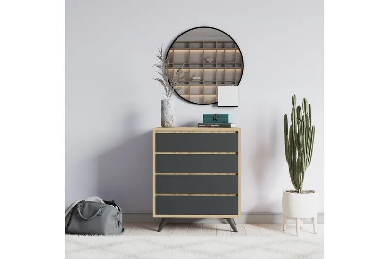 Desgrar Byrå 70x86 cm - Brun - Förvaring - Förvaringsmöbler - Byrå