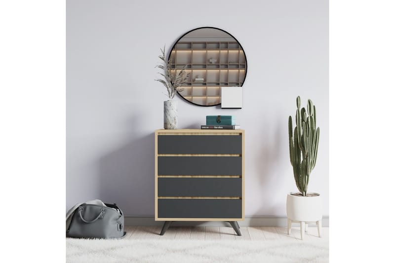 Desgrar Byrå 70x86 cm - Brun - Förvaring - Förvaringsmöbler - Byrå