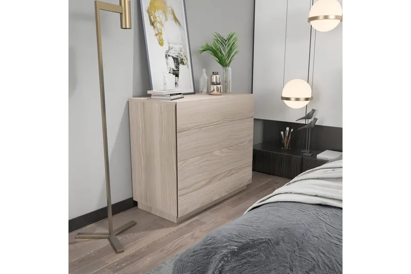 Desgrar Byrå 90x81,6 cm - Brun - Förvaring - Förvaringsmöbler - Byrå