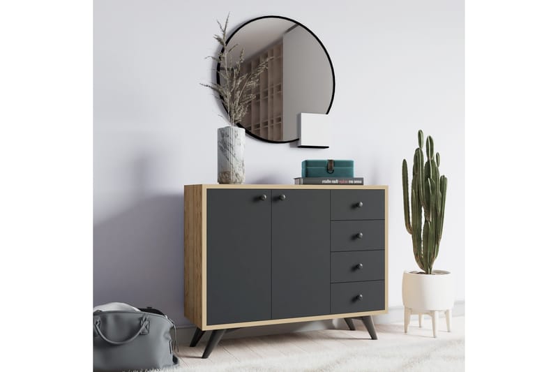 Desgrar Förvaringsskåp 100x82 cm - Brun - Förvaring - Förvaringsmöbler - Byrå