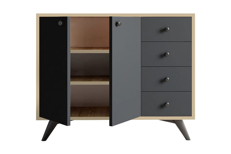 Desgrar Förvaringsskåp 100x82 cm - Brun - Förvaring - Förvaringsmöbler - Byrå