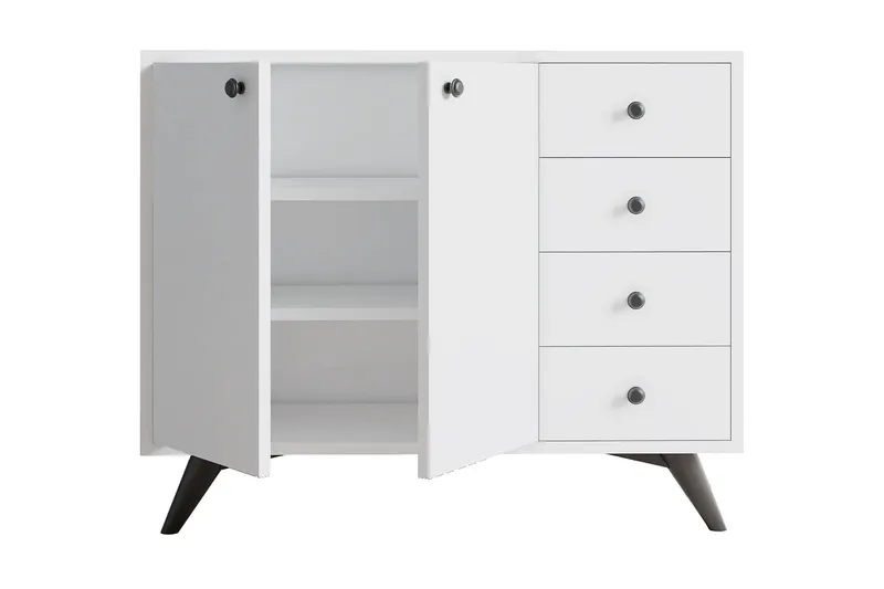 Desgrar Förvaringsskåp 100x82 cm - Vit - Förvaring - Förvaringsmöbler - Byrå