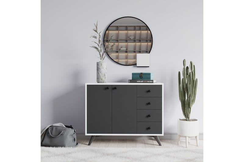 Desgrar Förvaringsskåp 100x82 cm - Vit - Förvaring - Förvaringsmöbler - Byrå