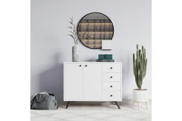 Desgrar Förvaringsskåp 100x82 cm - Vit - Förvaring - Förvaringsmöbler - Byrå