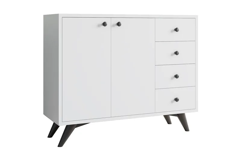 Desgrar Förvaringsskåp 100x82 cm, Vit