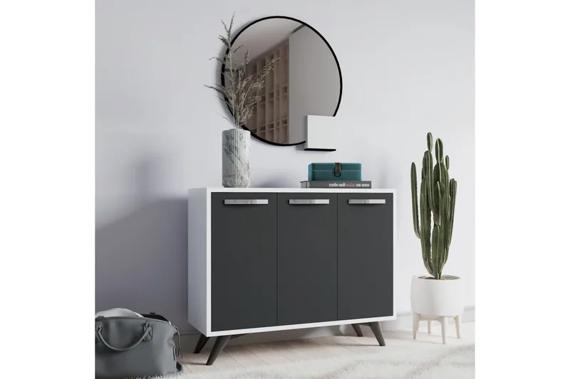 Desgrar Förvaringsskåp 100x82 cm - Vit - Förvaring - Förvaringsmöbler - Byrå