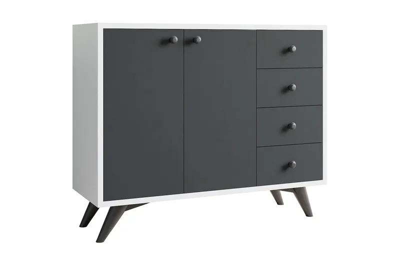 Desgrar Förvaringsskåp 100x82 cm, Vit