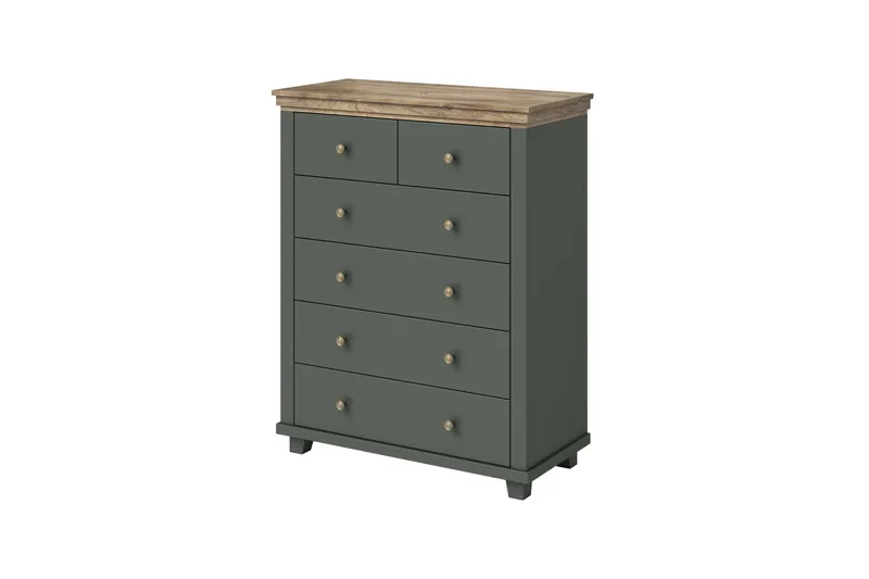 Doade Byrå 171 cm - Grön|Natur - Förvaring - Förvaringsmöbler - Byrå