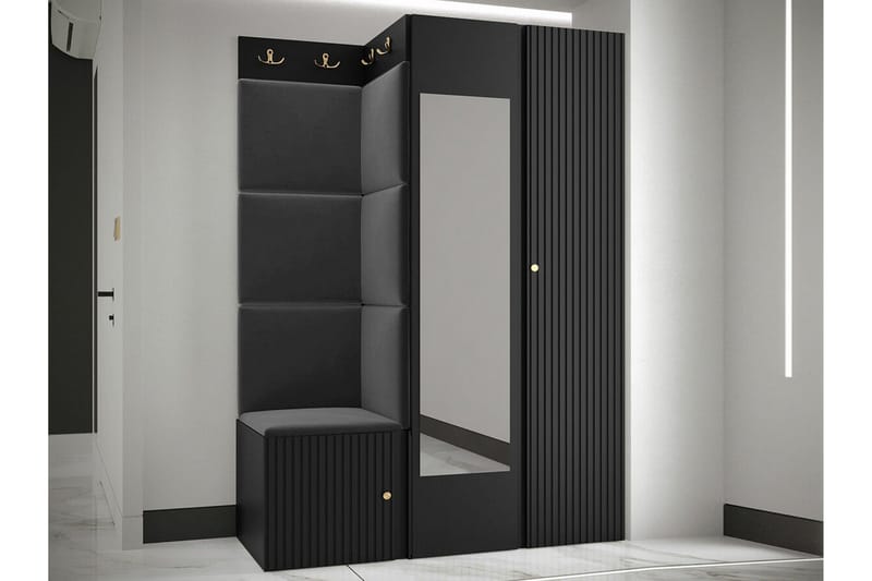 Dunvegan Highboard Black - Förvaring - Förvaringsmöbler - Byrå