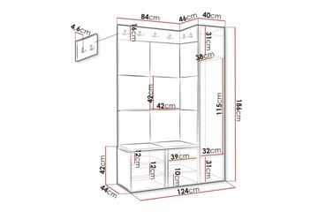 Dunvegan Highboard Black - Förvaring - Förvaringsmöbler - Byrå