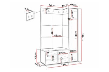 Dunvegan Highboard Black - Förvaring - Förvaringsmöbler - Byrå