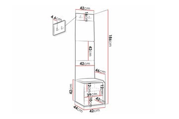 Dunvegan Highboard Black - Förvaring - Förvaringsmöbler - Byrå