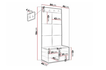 Dunvegan Highboard Black - Förvaring - Förvaringsmöbler - Byrå