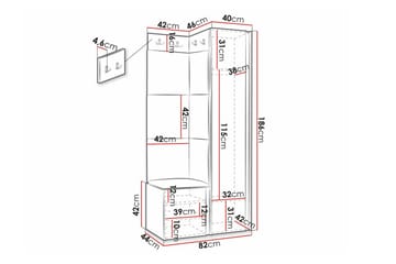 Dunvegan Highboard Black - Förvaring - Förvaringsmöbler - Byrå