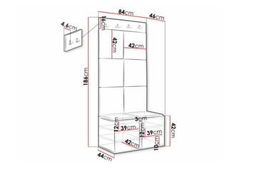 Dunvegan Highboard Black - Förvaring - Förvaringsmöbler - Byrå