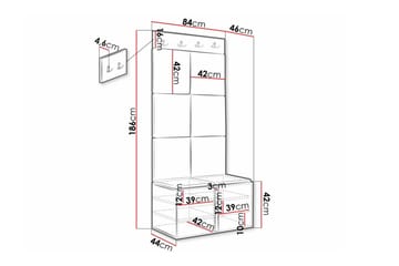 Dunvegan Highboard Black - Förvaring - Förvaringsmöbler - Byrå