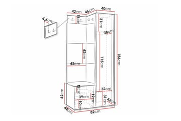 Dunvegan Highboard Black - Förvaring - Förvaringsmöbler - Byrå