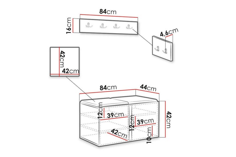Dunvegan Highboard Black - Förvaring - Förvaringsmöbler - Byrå