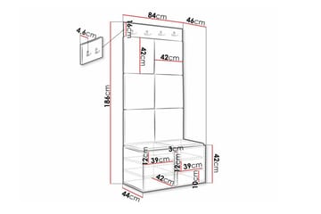 Dunvegan Highboard Black - Förvaring - Förvaringsmöbler - Byrå