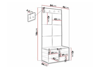 Dunvegan Highboard Black - Förvaring - Förvaringsmöbler - Byrå