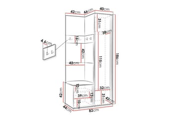 Dunvegan Highboard Black - Förvaring - Förvaringsmöbler - Byrå