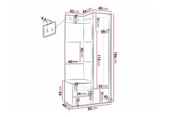 Dunvegan Highboard Black - Förvaring - Förvaringsmöbler - Byrå