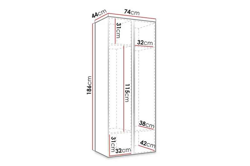 Dunvegan Highboard Black - Förvaring - Förvaringsmöbler - Byrå