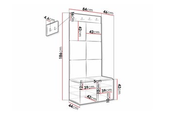 Dunvegan Highboard Black - Förvaring - Förvaringsmöbler - Byrå