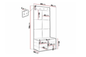 Dunvegan Highboard Black - Förvaring - Förvaringsmöbler - Byrå
