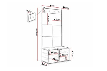 Dunvegan Highboard Black - Förvaring - Förvaringsmöbler - Byrå