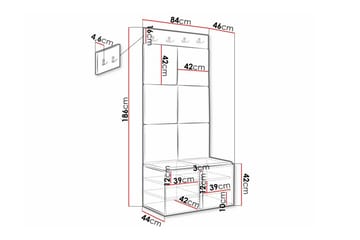 Dunvegan Highboard Black - Förvaring - Förvaringsmöbler - Byrå