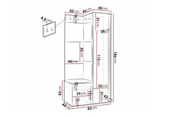 Dunvegan Highboard Black - Förvaring - Förvaringsmöbler - Byrå