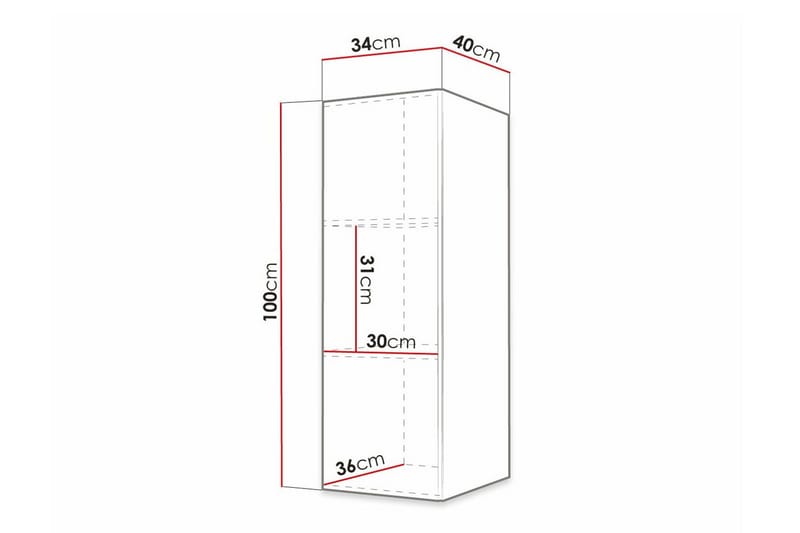 Dunvegan Highboard Black - Förvaring - Förvaringsmöbler - Byrå