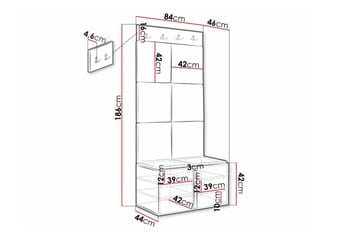 Dunvegan Highboard Black - Förvaring - Förvaringsmöbler - Byrå