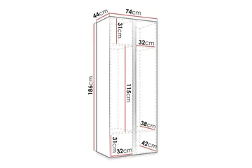 Dunvegan Highboard Black - Förvaring - Förvaringsmöbler - Byrå