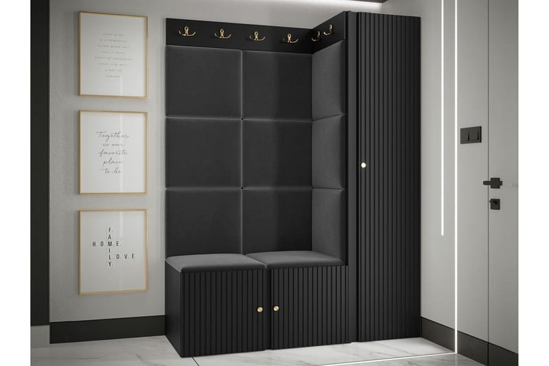 Dunvegan Highboard Black - Förvaring - Förvaringsmöbler - Byrå