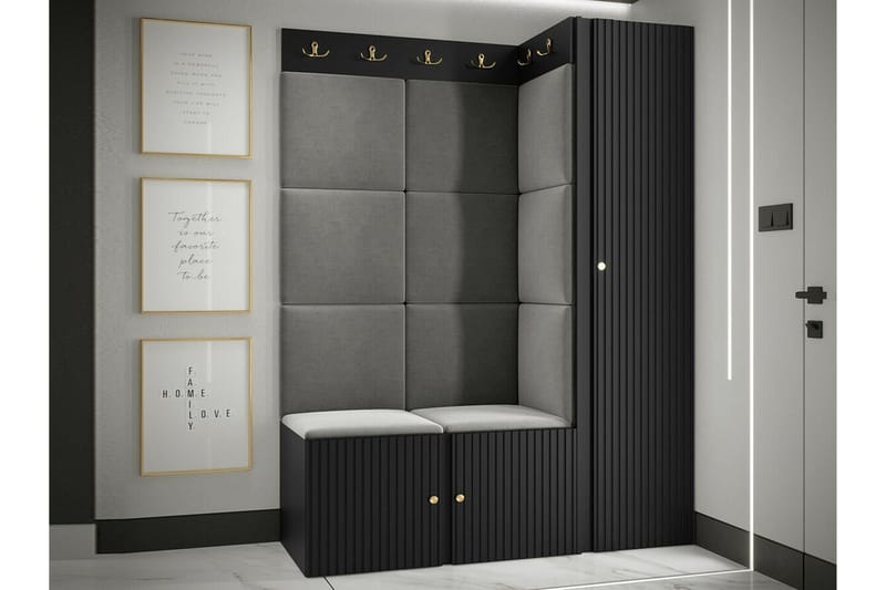 Dunvegan Highboard Black - Förvaring - Förvaringsmöbler - Byrå