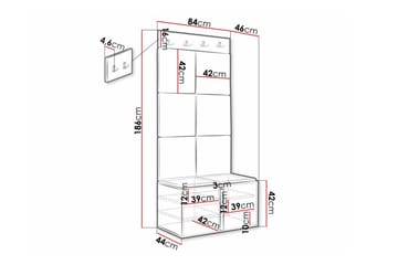 Dunvegan Highboard Black - Förvaring - Förvaringsmöbler - Byrå