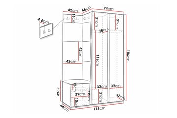 Dunvegan Highboard Black - Förvaring - Förvaringsmöbler - Byrå