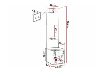 Dunvegan Highboard Black - Förvaring - Förvaringsmöbler - Byrå