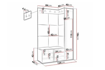 Dunvegan Highboard Black - Förvaring - Förvaringsmöbler - Byrå