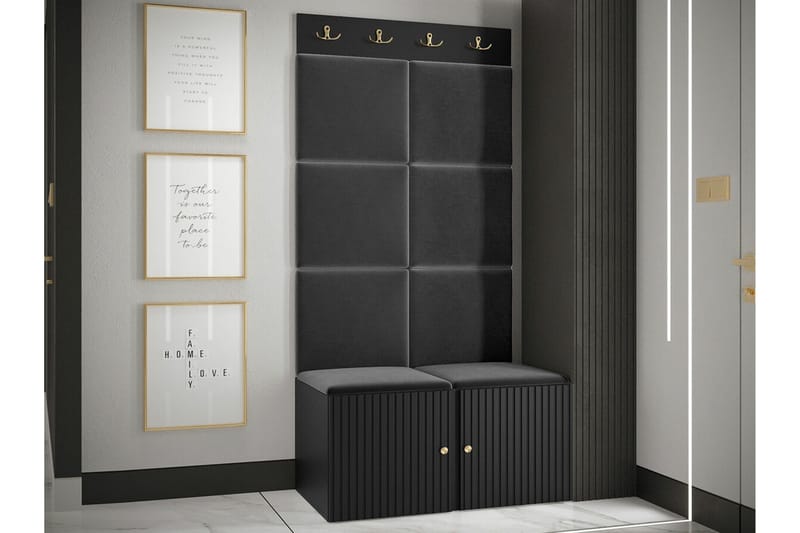 Dunvegan Highboard Black - Förvaring - Förvaringsmöbler - Byrå