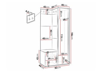 Dunvegan Highboard Black - Förvaring - Förvaringsmöbler - Byrå