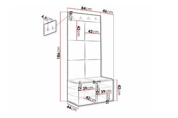 Dunvegan Highboard Black - Förvaring - Förvaringsmöbler - Byrå