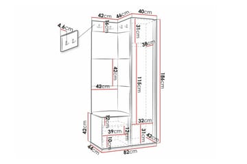 Dunvegan Highboard Black - Förvaring - Förvaringsmöbler - Byrå