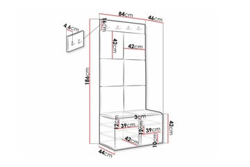 Dunvegan Highboard Black - Förvaring - Förvaringsmöbler - Byrå