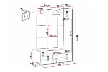 Dunvegan Highboard Black - Förvaring - Förvaringsmöbler - Byrå