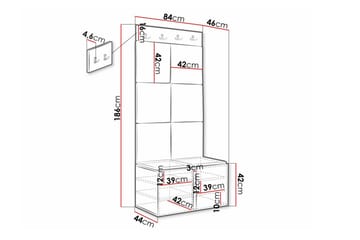 Dunvegan Highboard Black - Förvaring - Förvaringsmöbler - Byrå