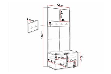 Dunvegan Highboard - Brun - Förvaring - Förvaringsmöbler - Byrå
